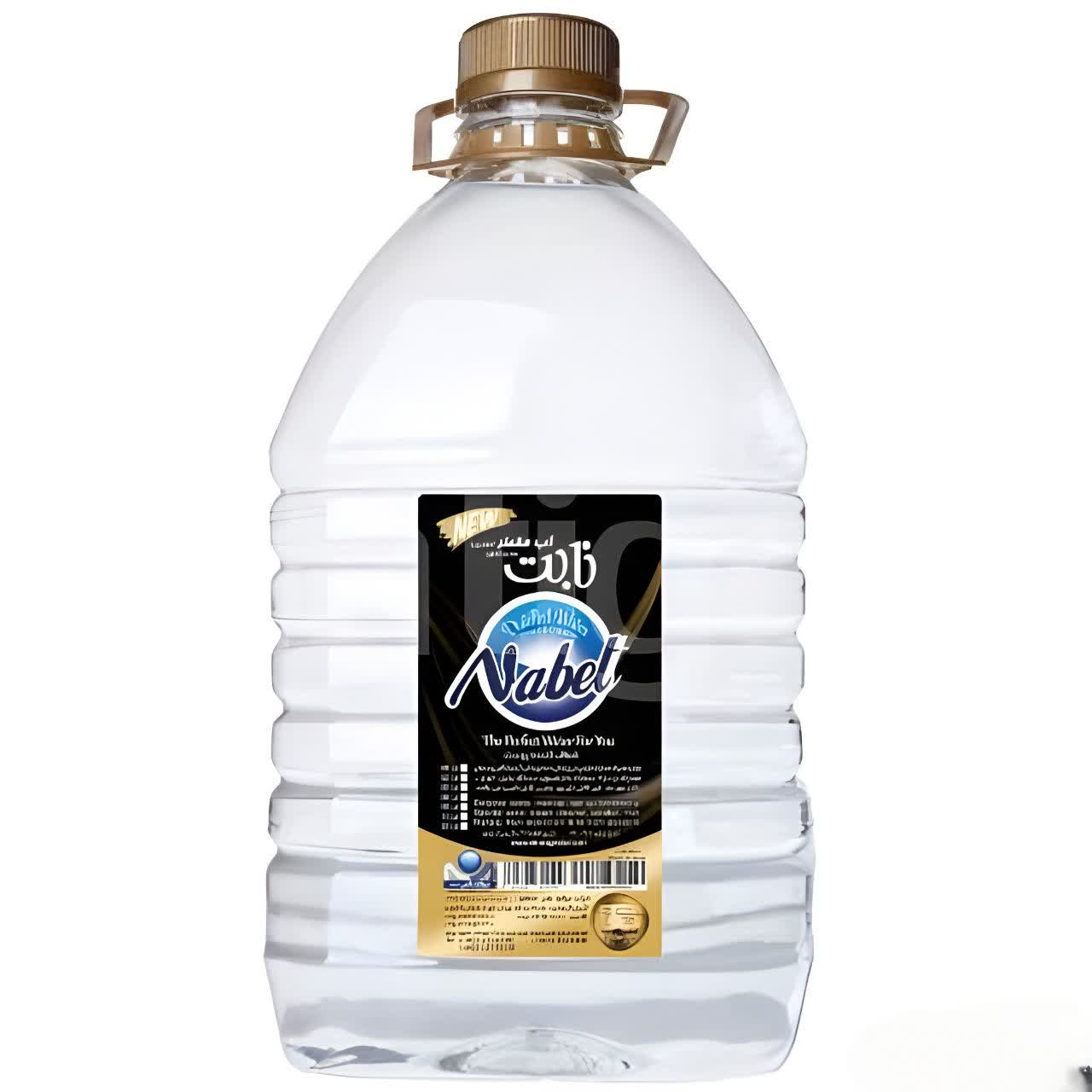 آب مقطر چهار لیتری سری طلایی